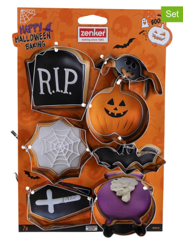 Zenker Wykrawacze (7 szt.) "Halloween" w kolorze srebrnym