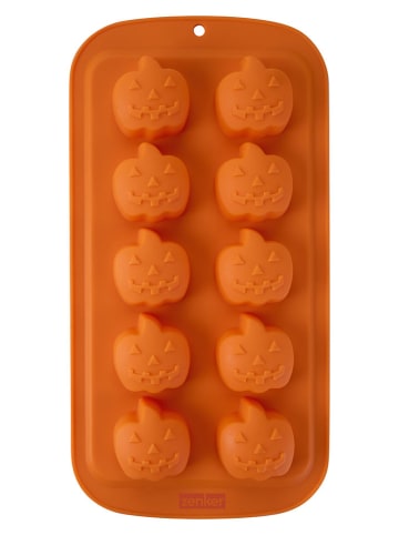Zenker Silikonowa forma "Mini pumpkins" w kolorze pomarańczowym - 21,5 x 11 cm