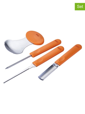 Zenker 4tlg. Kürbis-Schnitzset in Orange