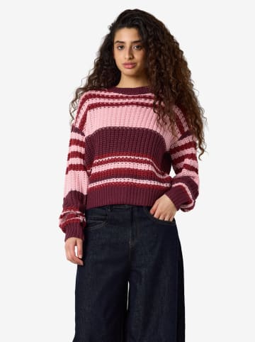 Noisy may Pullover "Charlie" in Bordeaux/ Pink