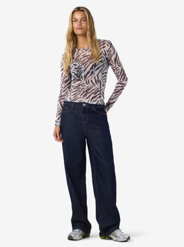 Noisy may Mesh-Longsleeve "Judith" in Schwarz/ Weiß