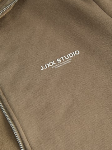JJXX Sweatjacke "Studio" in Taupe