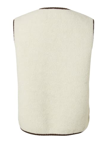 Pieces Teddybodywarmer "Anastacia" wit/bruin