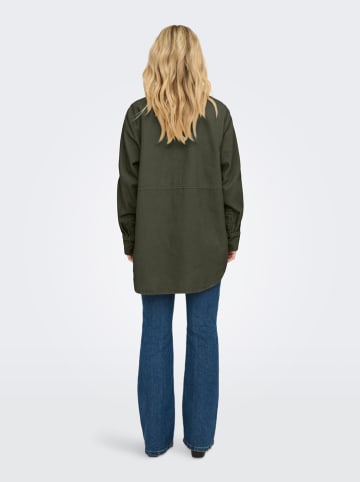 JDY Cordhemd in Khaki