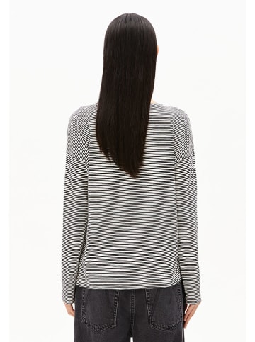 armedangels Longsleeve ''Xianaa'' in Schwarz/ Weiß