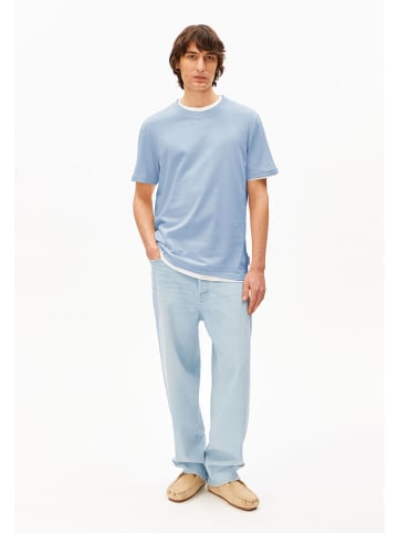armedangels Shirt ''Maarkos'' in Hellblau