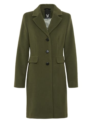 Fuchs Schmitt Wollmantel in Khaki