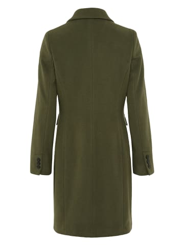 Fuchs Schmitt Wollmantel in Khaki