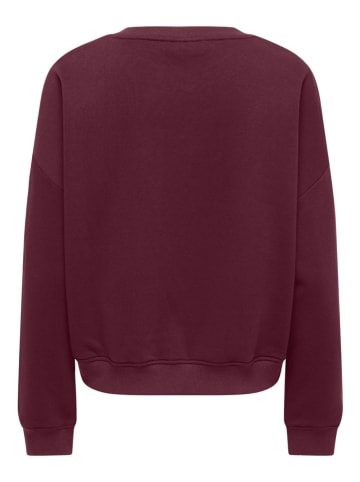 ONLY Sweatshirt bordeaux