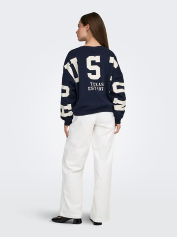 ONLY Sweatshirt in Dunkelblau