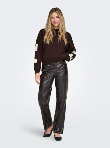 Sweatshirt in Braun