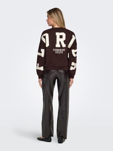 Sweatshirt in Braun