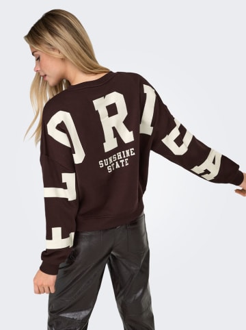 ONLY Bluza w kolorze brązowym