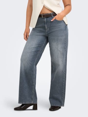 Jeans - Comfort fit in Blau/ Grau