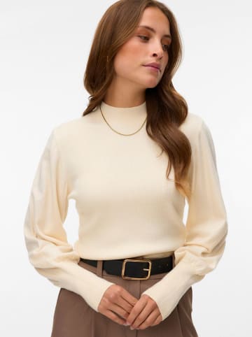 Vero Moda Sweter w kolorze kremowym