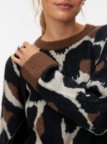 Vero Moda Trui bruin/crème/zwart