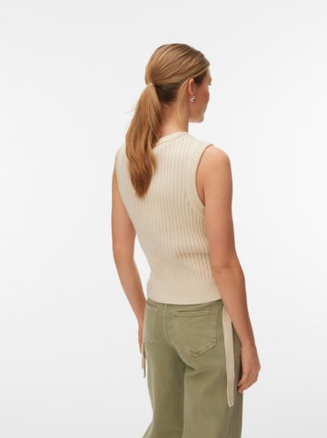 Vero Moda Gebreide top beige