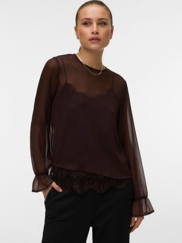 Vero Moda Bluzka w kolorze brązowym