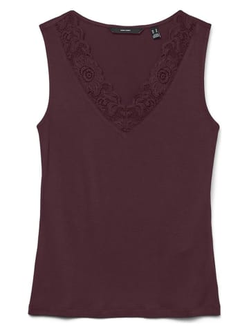Vero Moda Top w kolorze bordowym