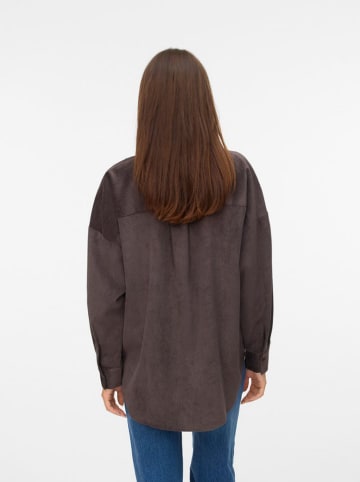 Vero Moda Koszula sztruksowa w kolorze brązowym
