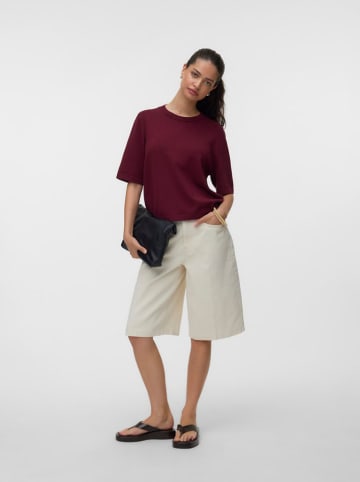 Vero Moda Sweter w kolorze bordowym