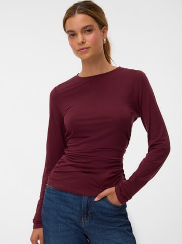 Vero Moda Koszulka w kolorze bordowym