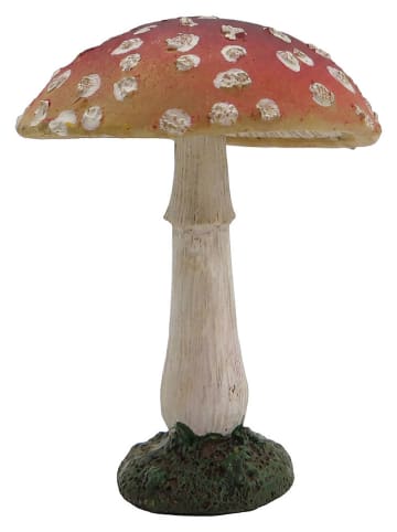 Clayre & Eef Dekofigur ''Pilz'' in Rot/ Weiß - (H)10 cm