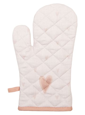 Clayre & Eef Ofenhandschuh in Creme - (L)30 x (B)18 cm
