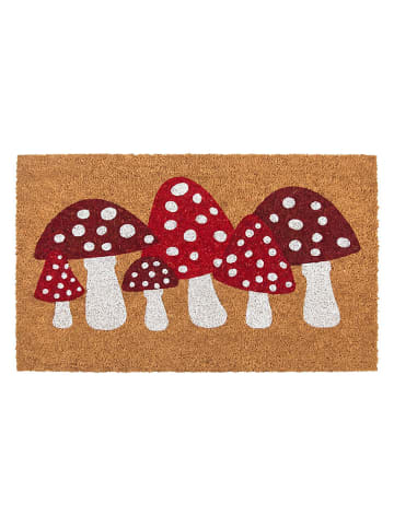 Clayre & Eef Kokos-Fußmatte in Hellbraun - (L)45 x (B)75 cm