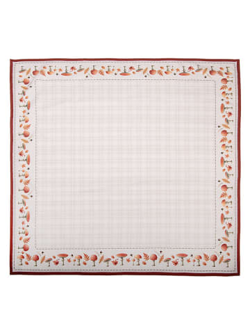 Clayre & Eef Obrus w kolorze kremowo-czerwonym - 100 x 100 cm