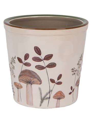 Clayre & Eef Blumentopf in Beige - (H)16 x Ø 17 cm