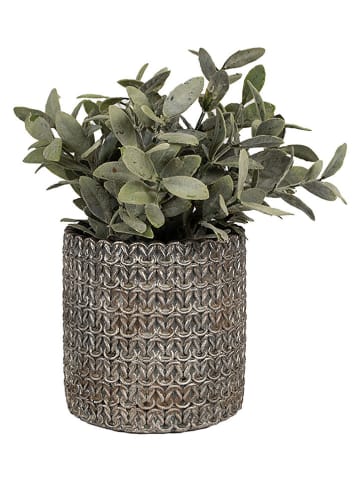 Clayre & Eef Bloempot bruin - (H)12 x Ø 11 cm