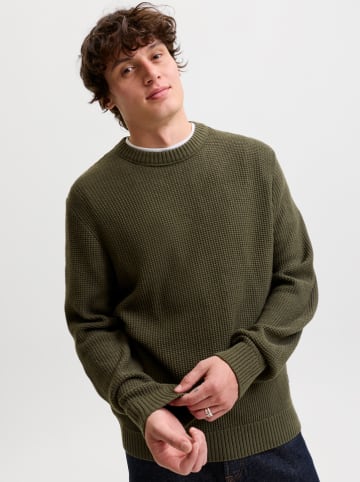 Jack & Jones Sweter w kolorze oliwkowym