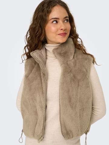 Bodywarmer zandkleurig