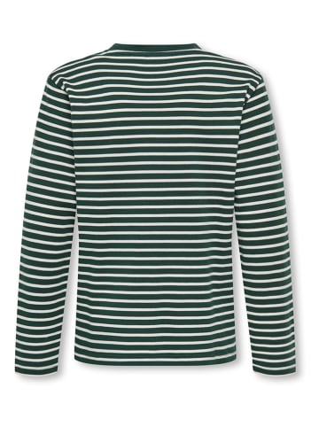 ONLY & SONS Junior Longsleeve "Dawson" in Weiß/ Grün