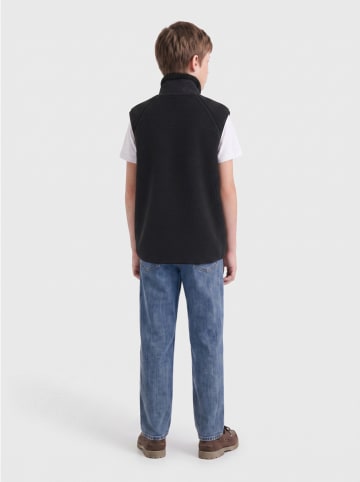 Fleeceweste "Dallas" in Schwarz