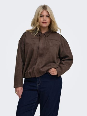 ONLY Carmakoma Übergangsjacke in Braun