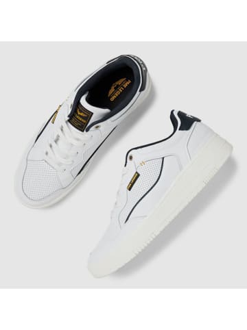 PME Legend Leder-Sneakers in Weiß