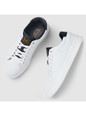 PME Legend Leder-Sneakers in Weiß