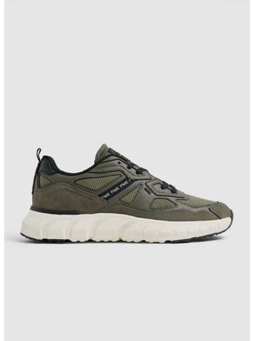 PME Legend Leder-Sneakers in Khaki