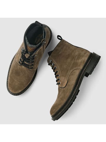 PME Legend Leder-Boots in Taupe