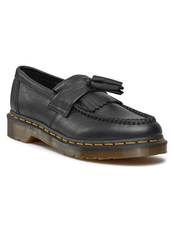 Dr. Martens Leder-Mokassins in Schwarz