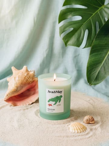 AVA&MAY Duftkerze "Maldives" in Mint - 220 g