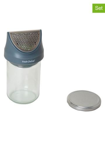 Fresh Choice 2-delige set: raspopzetstuk grijs