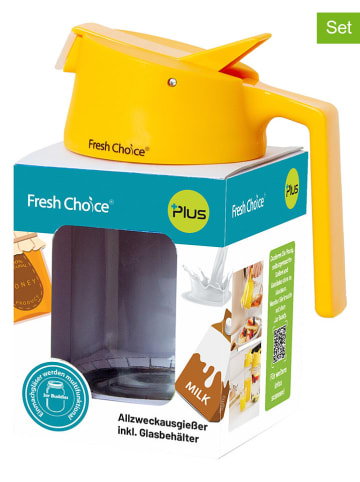 Fresh Choice 2-delige set: universele schenktuit geel