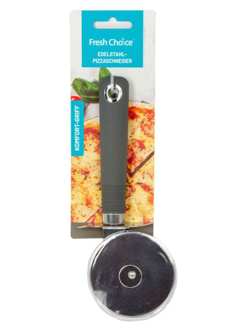Fresh Choice Pizzasnijder grijs/zilverkleurig - (H)13 cm