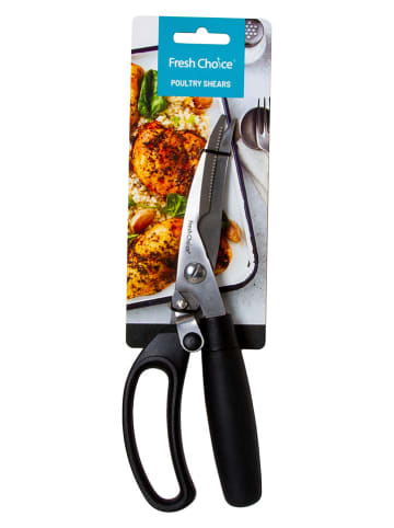 Fresh Choice Gevogelteschaar zwart - (L)23,5 cm