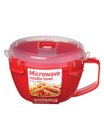sistema Mikrowellen-Nudelschale ''Heat & Eat'' in Rot - 940 ml