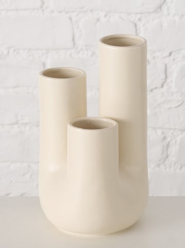 Boltze Vase "Astory" in Weiß - (H)20 cm