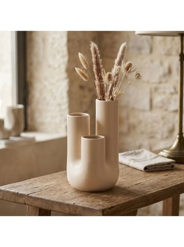 Boltze Vase "Astory" in Weiß - (H)20 cm